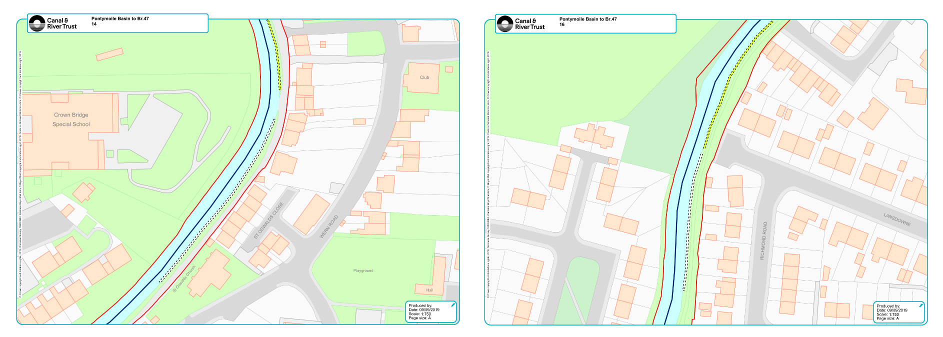 Pont-y-ddol maps